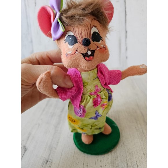 Annalee spring girl dress mouse Easter butterfly dance parade - Picture 6 of 9